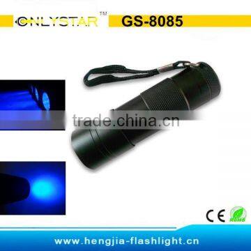 GS-8085 395nm pet urine detector 12 uv flashlight