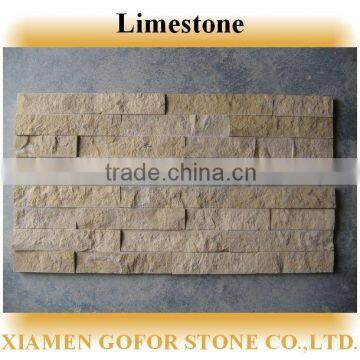 chinese yellow limestone wall cladding