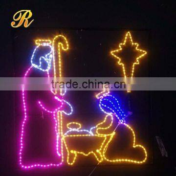 LED nativity set Christmas yard decoration