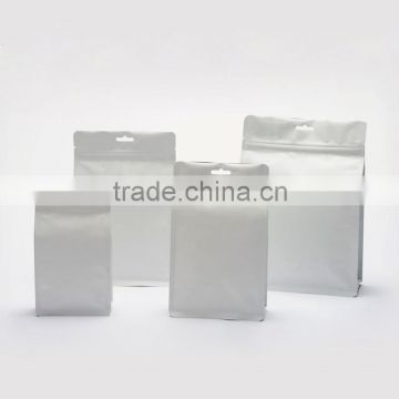 China supplier plastic packaging bag quad seal box pouch laminated plastic bag for goods wrapping