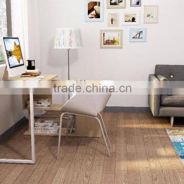 Rotate Living Room Furniture Simple Computer Desk With Bokshelf photo-4
