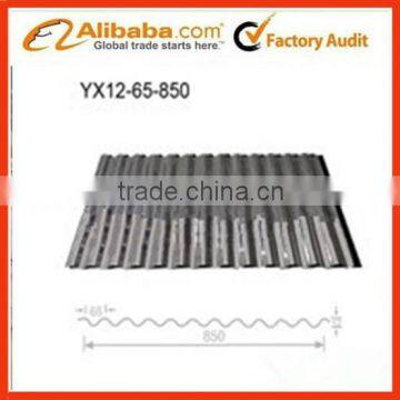 zinc aluminum corrugated roofing steel plate