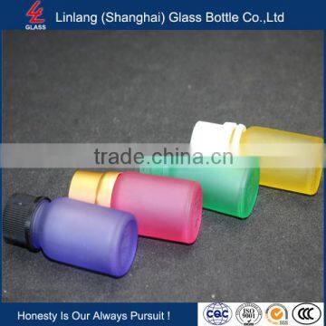 glass material personal care essential oil bottle