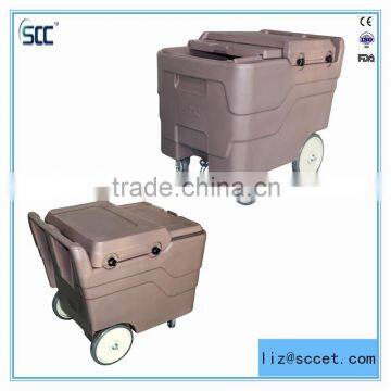 110L Sliding Ice Storage Caddies for Hotel, KTV, Cafes