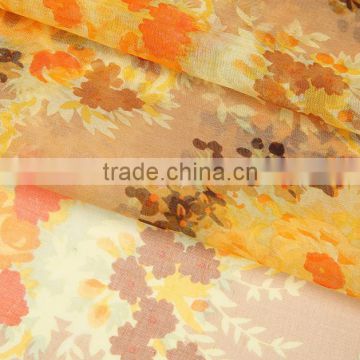 Flower flower Chiffon printing