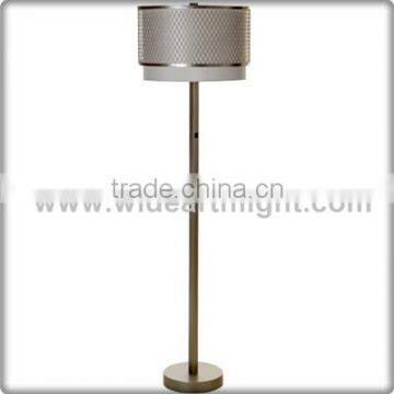 UL CUL Listed Brushed Nickle Mesh Shade Decorative Hotel Room Floor Lamp Fixture F50052