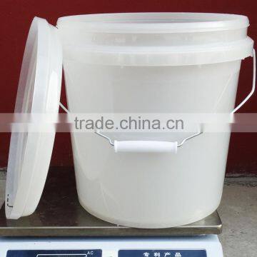 10L White plastic pail plastic drum plastic bucket/barrels 10 liter