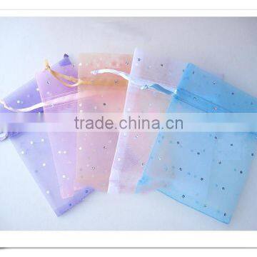 wholesale colorful organza bag for jewelry candy