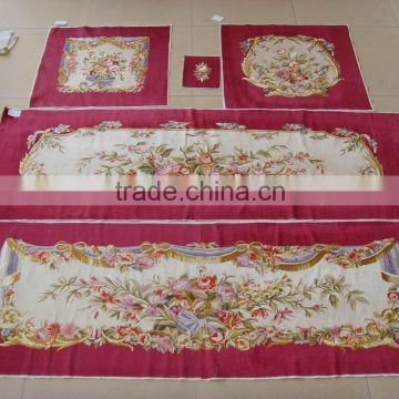 hand made imitate full embroidery sofa cover