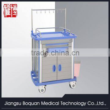 Five Drawers Aluminum Columns With Two Baskets ABS Transfusion Trolley photo-4