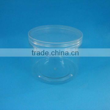 plastic jar food 500ml, pet candy jar and container, clear plastic jar