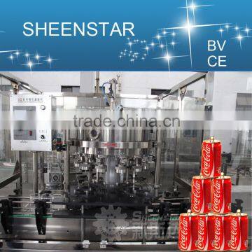 GD-12 liquid can filling and sealing machine from sheenstar