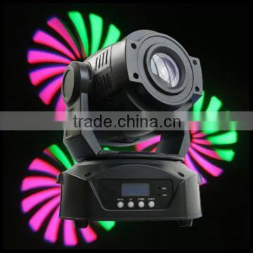 Hot sale led stage light 90W led moving spot two gobo wheels light with dmx control