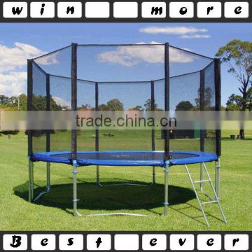 4 legs circle trampoline with safety net and ladder for one set