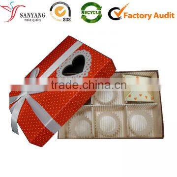 Yiwu factory wholesale empty cheap paper packaging box for cake cookie donut