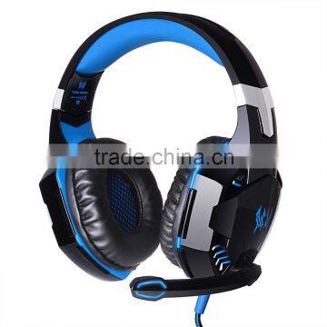 Top quality professional gaming headset usb computer headphone with mic and deep bass earphone