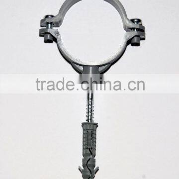 Plastic pipe clamp, pipe clips PVC 75 mm