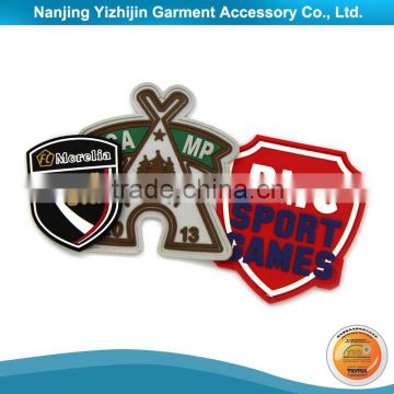 Wholesale pvc/badge silicone patch with well workmanship