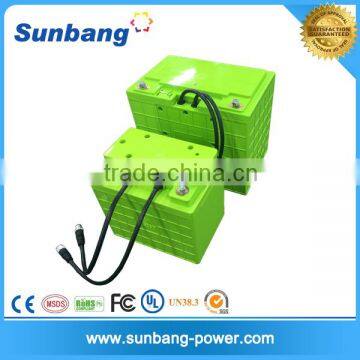 12V 100Ah LiFePO4 Battery Pack Lithium Iron Rechargeable Batteries For Solar Power System