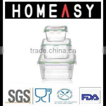 Wholesale Hotsale Transparent Heat-resistant Glass Preserving Box