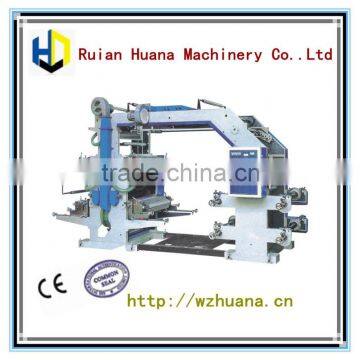 Super Hot Plastic Bag Printing Press/4 Color Plastic Bag Flexo Printing Machine/