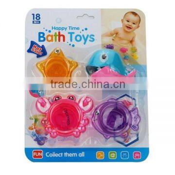 bath toy organizer kid water game 4 pc