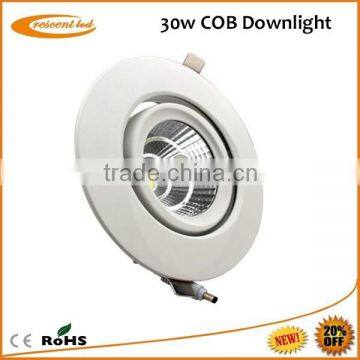 High Brightness Rotable Recessed Led Downlight 30w photo-4