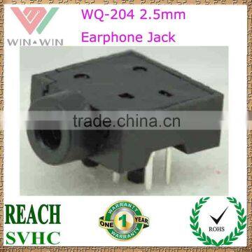 WQ-204 2.5mm DIP earphone jack