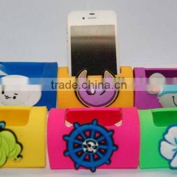 Fashion pvc soft mobile phone holder for desk