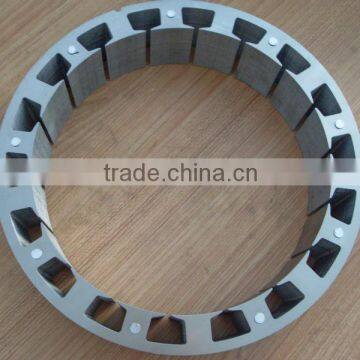 stator and rotor lamination stacking for tubular motors