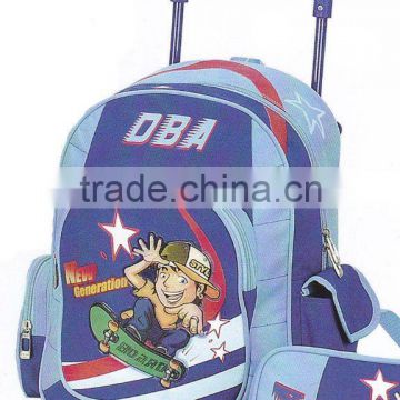 2012 hot sell school trolley backpack