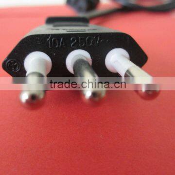 IMQ Approved 3 prong Italy plug for computer