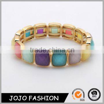 Fashion women gold bracelet resin chain bracelet women bracelet