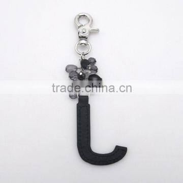 Customized Word Jewelry Light Metal Resin Leather Keychain For Men photo-3