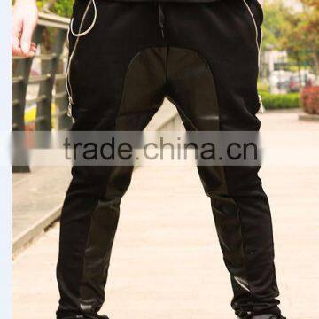 2014wholesale sports clothing&leather sweatpants&french terry sweatpants