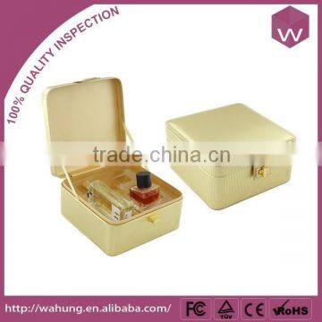 Top Quality PU Perfume Box Lock & Small Perfume Gift Case Box For Sale