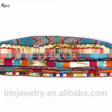 2016 New Bohemia Summer Bracelet ,Handmade Beach Bracelet gold Brazilian Glamour Jewelry Wholesale