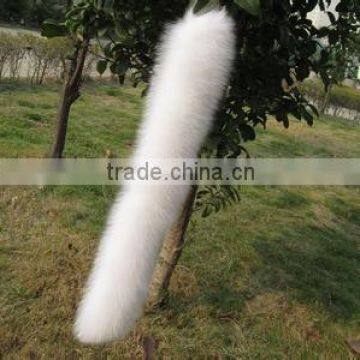 2015 warm real fox fur trims for swimwear