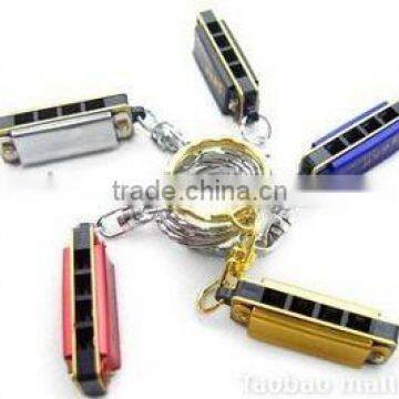 Mini Harmonica, 4 hole Harmonica, Harmonicas Keyrings