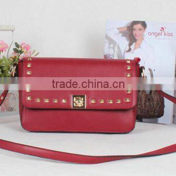 Western Style Bordeaux Lady PU Leather Shoulder Bag Handbags Women photo-2
