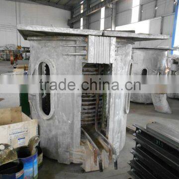 High Quality Medium Frequency Induction Aluminum Induction Melting Furnace with Capacity 1ton