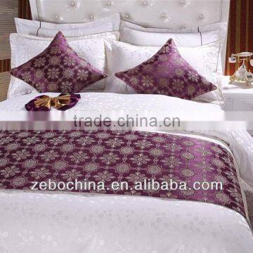 Nantong Factory Price White Color Wholesale Hotel Design Cotton Bed Sheet photo-3