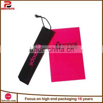 Cheap whoesale private clothing garment hang tag /label manufactures