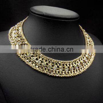 Fashion Crystal Choker Necklace For Women Gold Necklace Rhinestone Collar Jewelry New Design 2015 photo-3