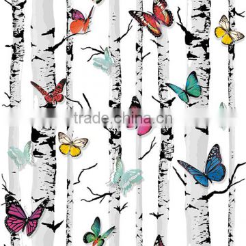 Colorful butterfly cheap home wallpaper bathroom wallpaper