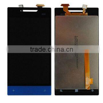 For htc 8s lcd,digitizer touch screen for htc windows phone 8s blue white