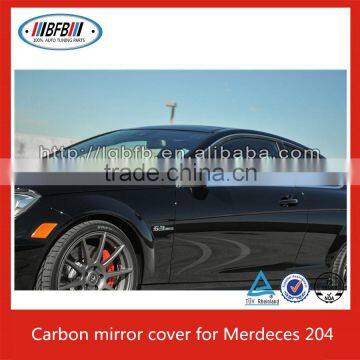 FOR 2010-12 MERCEDES W204 C63 SEDAN C250 C350 CARBON FIBER SIDE MIRROR COVER