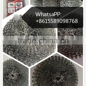 round mesh scourer