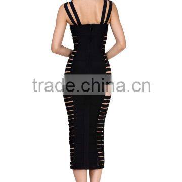 Newest Most Popular Sexy Strap Hollow Out Bodycon Good Strect One Piece Bandage Women Wear photo-2