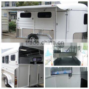 3 horse angle load standard float with Fiamma awning